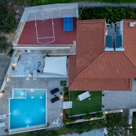 Amazing View Villa Aliki With Infinity Pool & Spa Лигарья Экстерьер фото