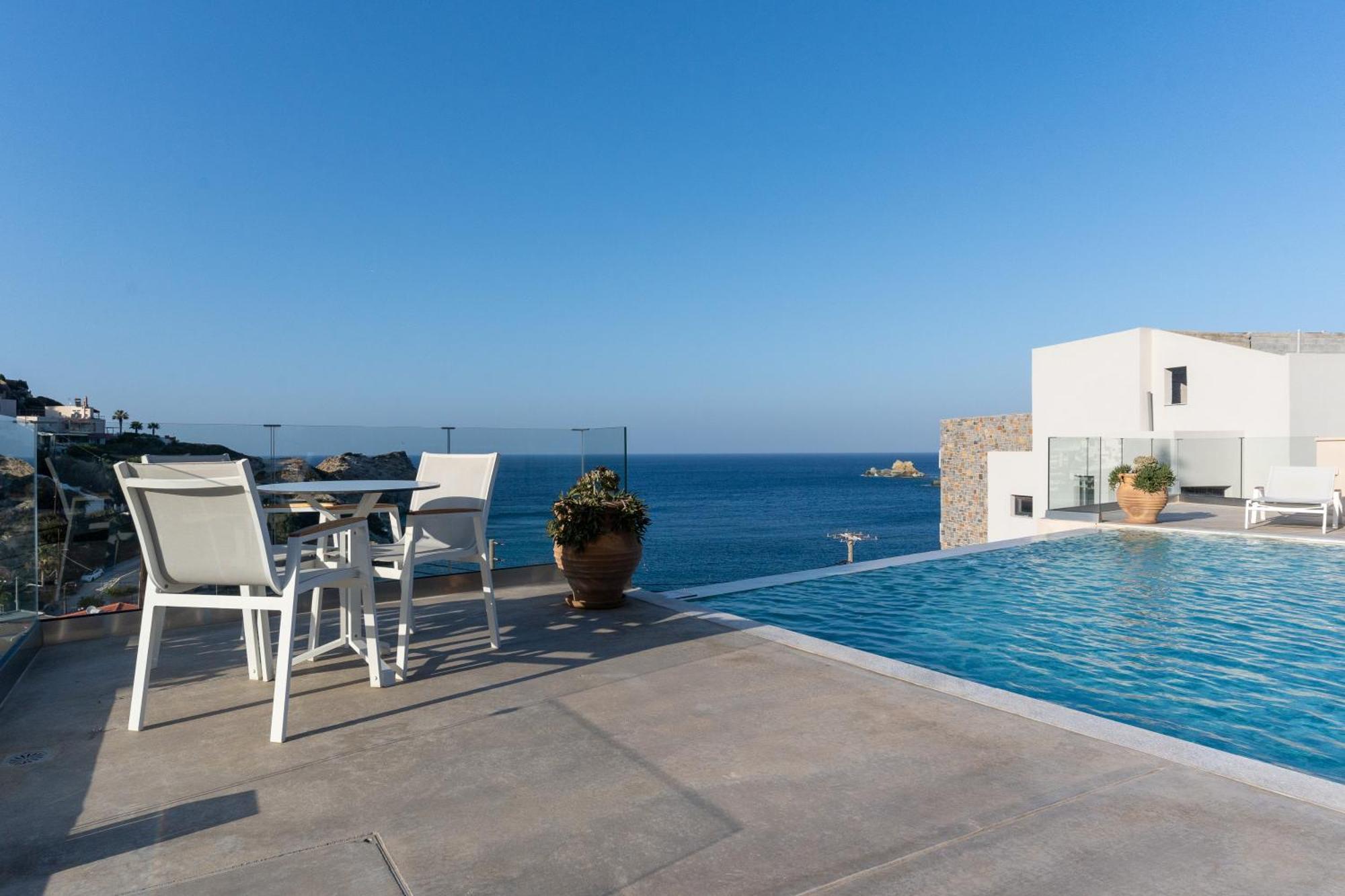 Amazing View Villa Aliki With Infinity Pool & Spa Лигарья Экстерьер фото