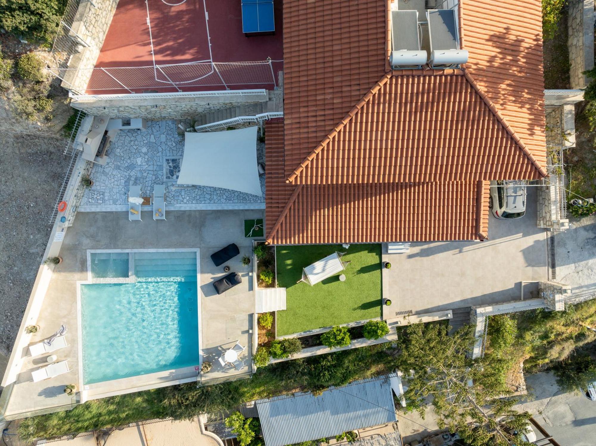 Amazing View Villa Aliki With Infinity Pool & Spa Лигарья Экстерьер фото